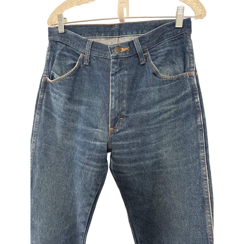 Vintage Y2K Rustler dark blue bootcut high waisted jeans waist 33X32 - Picture 3 of 15
